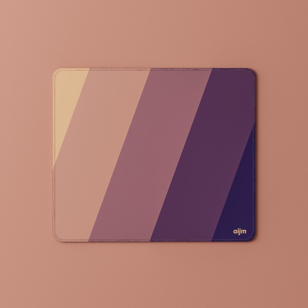 Violett musmatta 36x30cm - Svensk design & maximal precision.